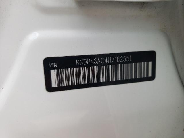 KNDPN3AC4H7162551 KIA Sportage Ex