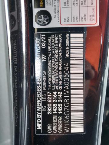 2021 MERCEDES-BENZ S 580 4MAT - W1K6G7GB1MA035044