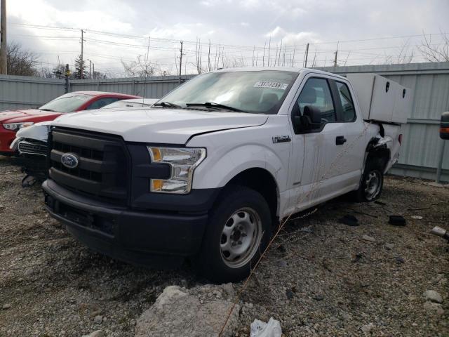 Salvage cars for sale from Copart Dyer, IN: 2016 Ford F150 Super Cab
