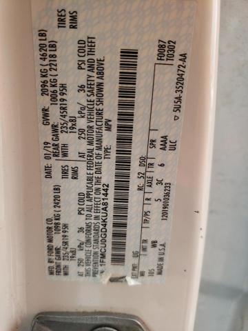 1FMCU0GD4KUA81442 Ford ESCAPE SE