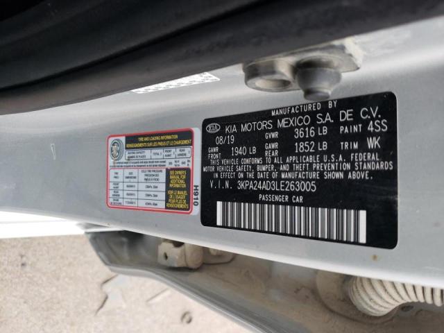 3KPA24AD3LE263005 KIA RIO LX