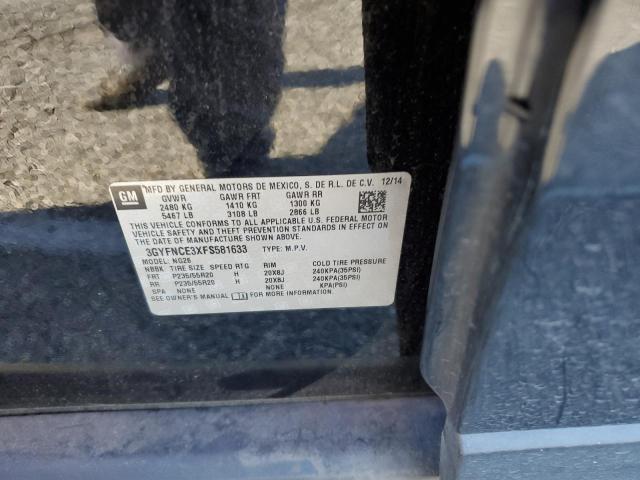 3GYFNCE3XFS581633 Cadillac Srx Performance Collection