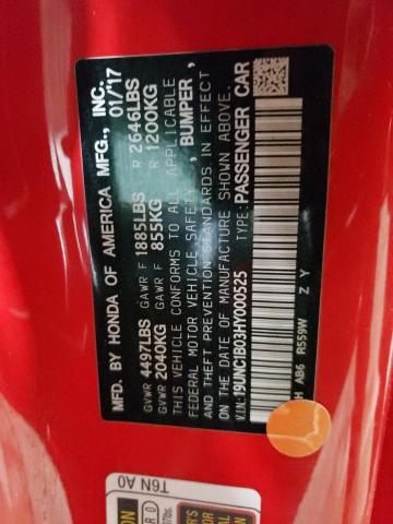 19UNC1B03HY000525 Acura NSX