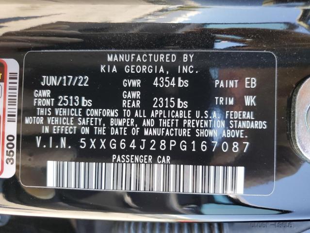 5XXG64J28PG167087 KIA K5 GT LINE