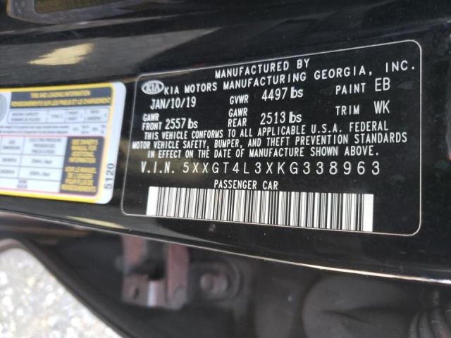 5XXGT4L3XKG338963 KIA Optima Lx