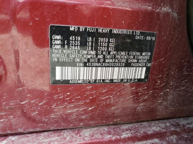 4S3BNAC66H3029528 Subaru Legacy 2.5i Premium