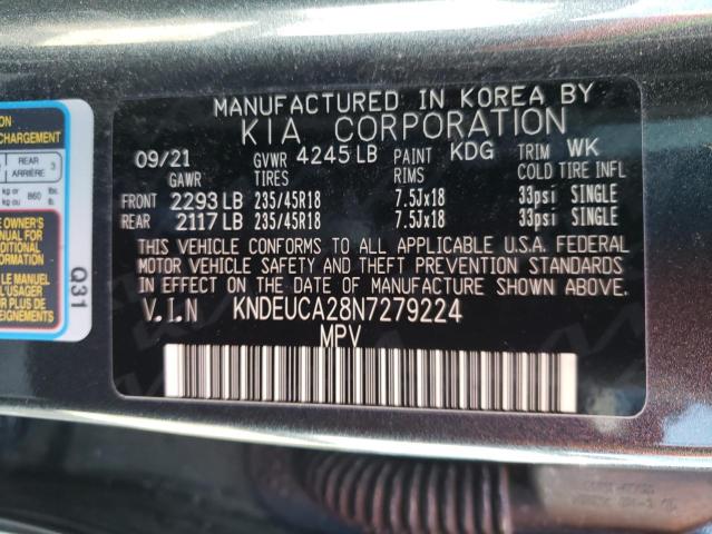 2022 KIA SELTOS NIG - KNDEUCA28N7279224