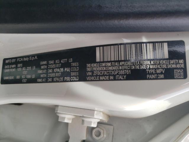 2016 FIAT 500X TREKK - ZFBCFXCT3GP388761
