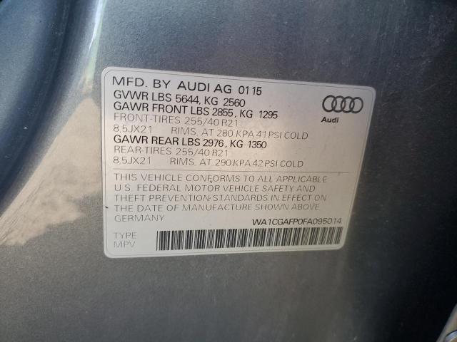 WA1CGAFP0FA095014 Audi Sq5 Premium Plus