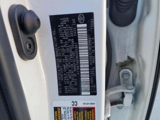 2021 TOYOTA AVALON LIM - 4T1DA1AB0MU005861