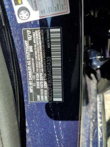 WDDZF4JB3JA402433 Mercedes-Benz E 300