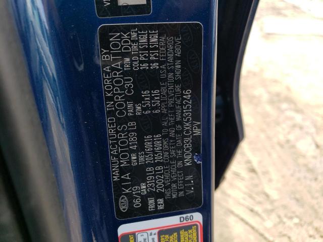 KNDCB3LCXK5315246 KIA NIRO FE