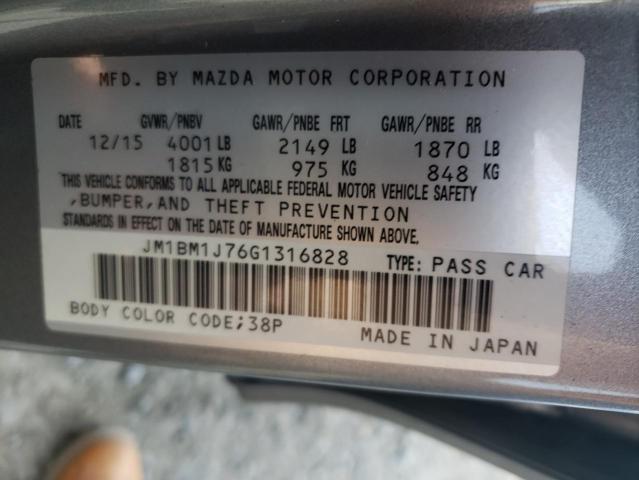 JM1BM1J76G1316828 Mazda 3 SPORT