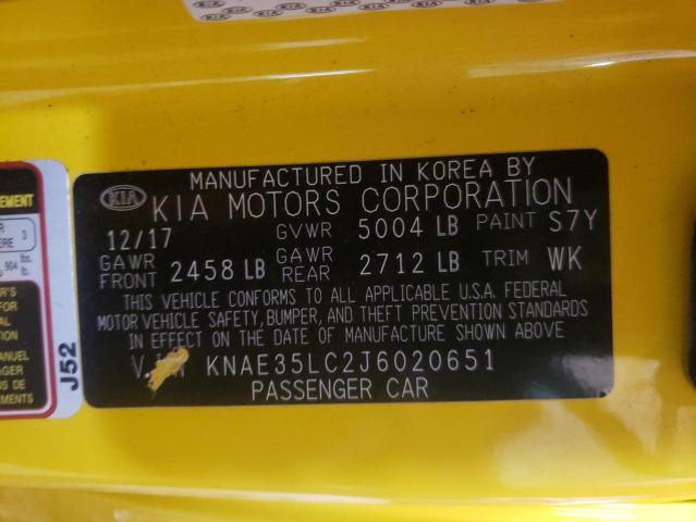KNAE35LC2J6020651 KIA STINGER GT