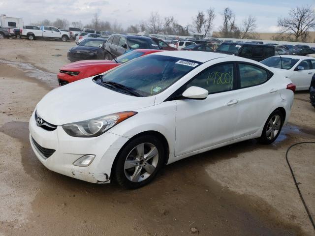 Lot #2409366848 2013 HYUNDAI ELANTRA GL salvage car