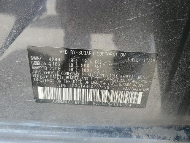 4S3GTAB60K3719912 Subaru Impreza
