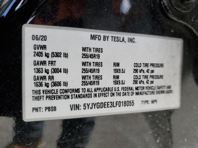5YJYGDEE3LF018055 Tesla Model Y
