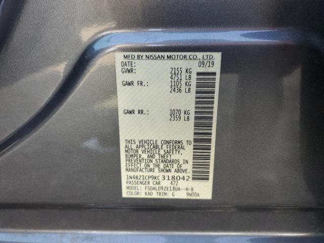 1N4BZ1CP9KC318042 Nissan Leaf S Plus