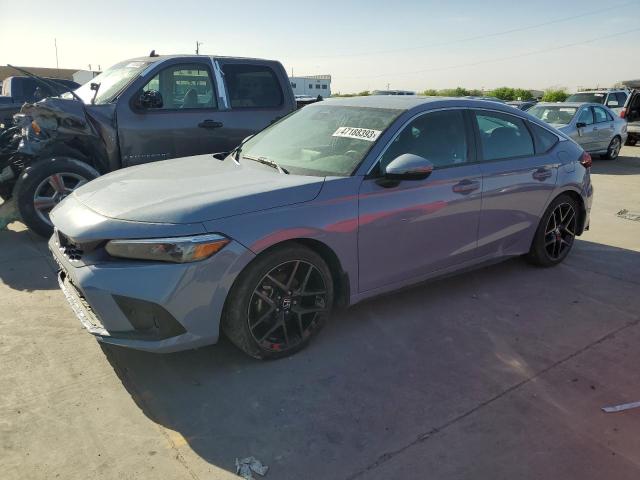 Vin: 19xfl1g89ne009751, lot: 47188393, honda civic sport touring 20221
