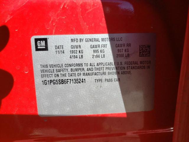 2015 CHEVROLET CRUZE LTZ - 1G1PG5SB6F7135241