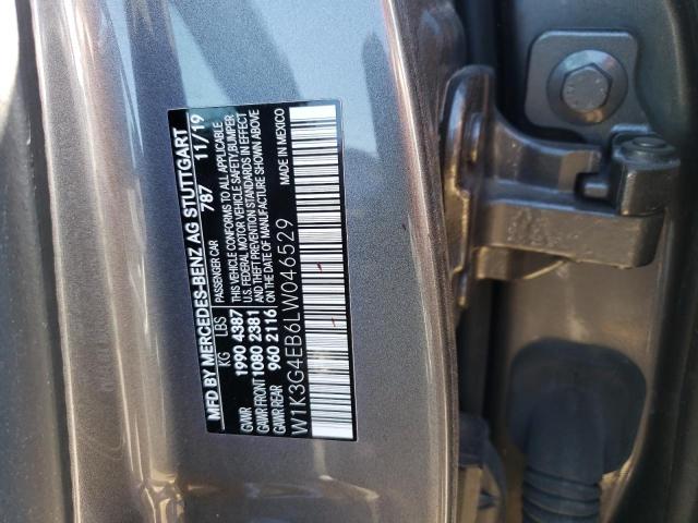 W1K3G4EB6LW046529 Mercedes-Benz A 220