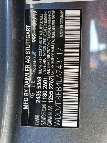 WDDZF8EB4LA743117 Mercedes-Benz E 350 4matic