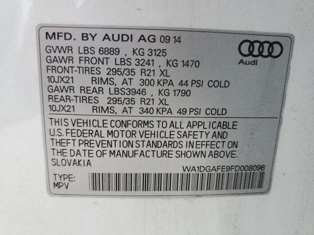 2015 AUDI Q7 PRESTIG - WA1DGAFE9FD008096