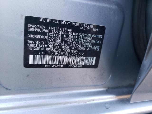 JF2GPAWC4E8224268 Subaru Xv Crosstrek 2.0 Premium