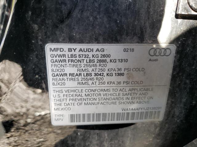 2018 AUDI SQ5 PREMIU WA1A4AFY1J2139291