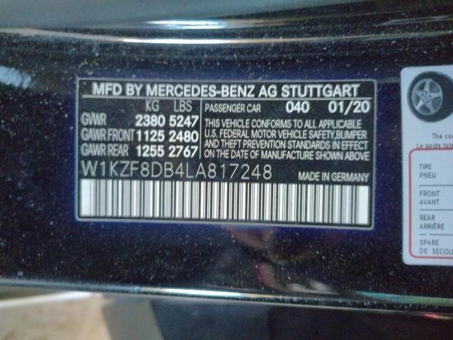 W1KZF8DB4LA817248 Mercedes-Benz E 350