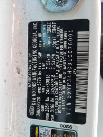 5XYP34HC3LG076001 KIA Telluride Ex