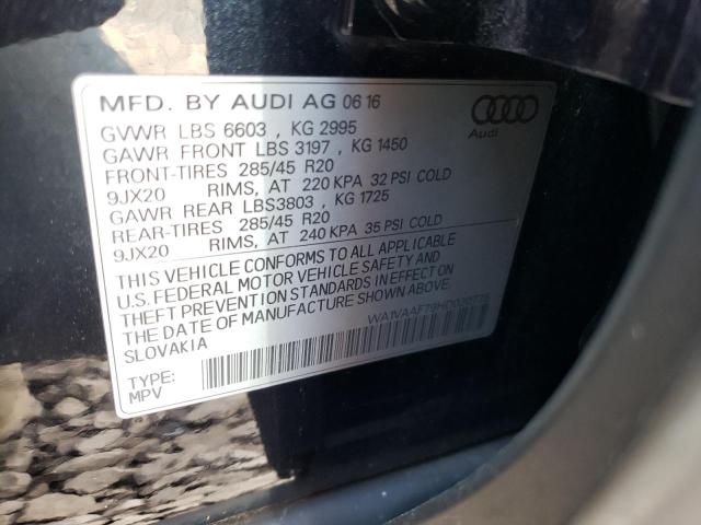 2017 AUDI Q7 PRESTIG - WA1VAAF79HD020775