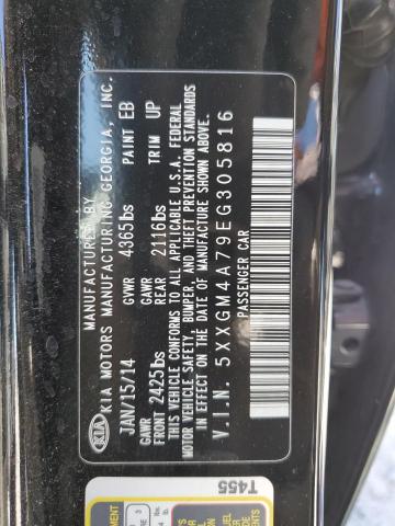 5XXGM4A79EG305816 KIA Optima Lx