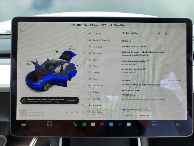 5YJYGDEE3LF018055 Tesla Model Y