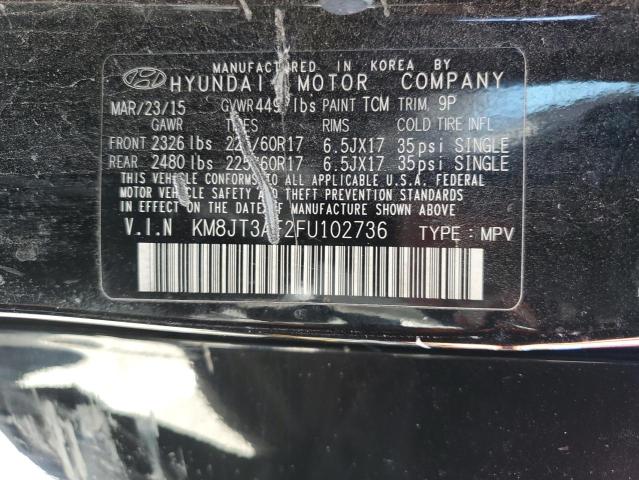 2015 HYUNDAI TUCSON GLS - KM8JT3AF2FU102736