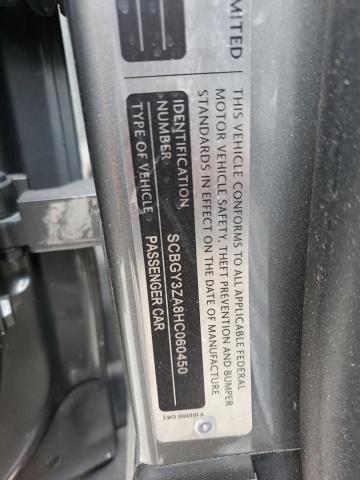 2017 BENTLEY CONTINENTA SCBGY3ZA8HC060450