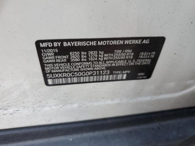 5UXKR0C50G0P31123 BMW X5 Xdrive35i