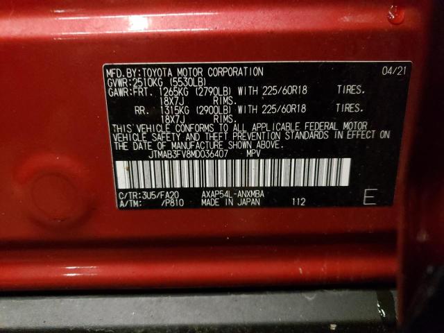 2021 TOYOTA RAV4 PRIME - JTMAB3FV8MD036407