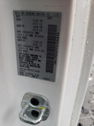 2015 NISSAN NV200 2.5S - 3N6CM0KN7FK716838