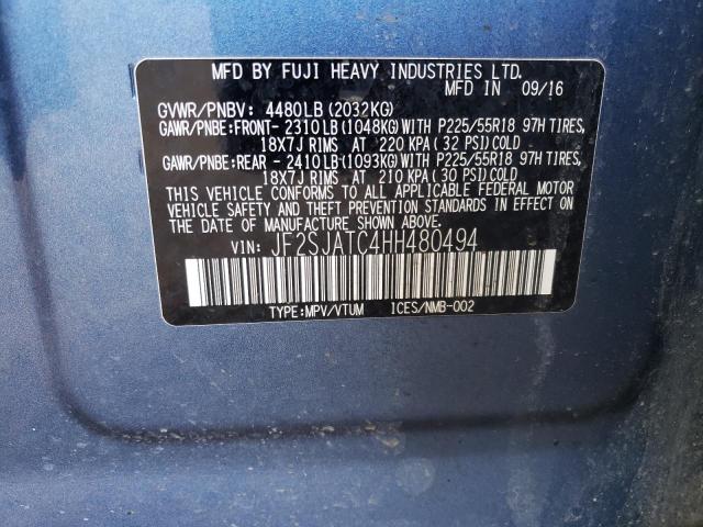 JF2SJATC4HH480494 Subaru Forester 2.5i Touring