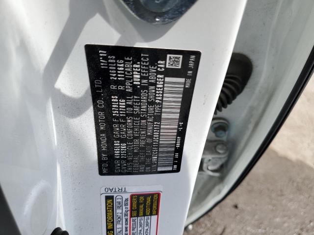 2018 HONDA CLARITY - JHMZC5F11JC002172