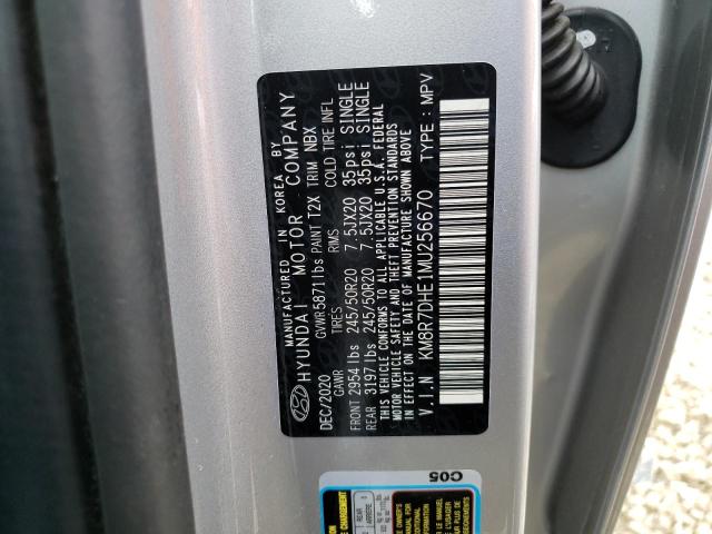 2021 HYUNDAI PALISADE C - KM8R7DHE1MU256670