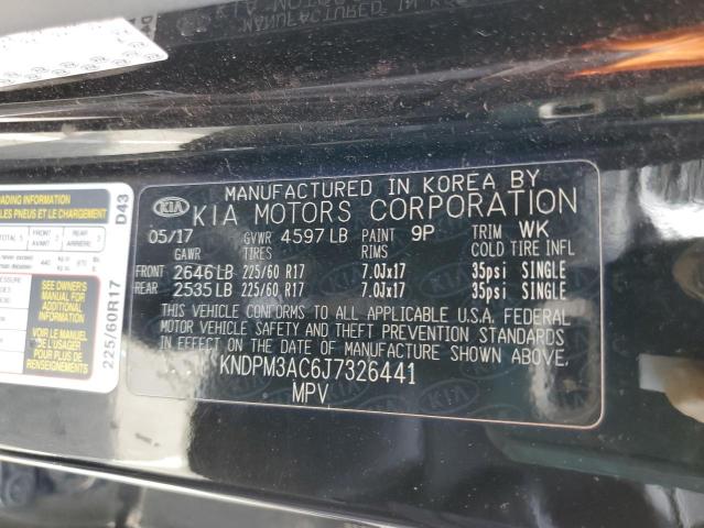KNDPM3AC6J7326441 KIA Sportage Lx