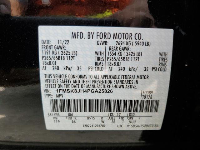 2023 FORD EXPLORER T - 1FMSK8JH4PGA25826