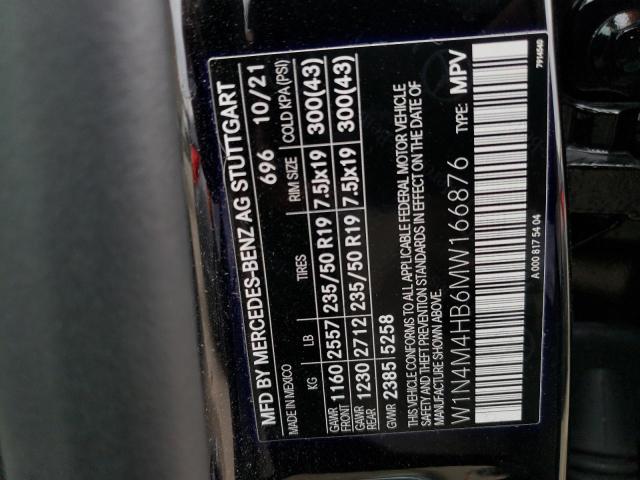 2021 MERCEDES-BENZ GLB 250 4M - W1N4M4HB6MW166876