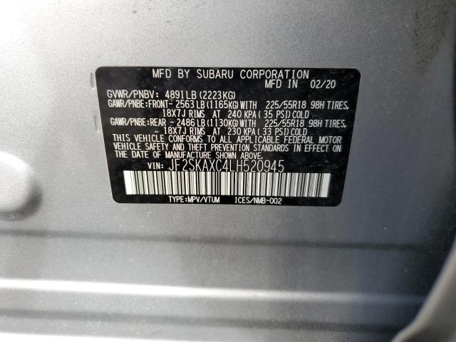 JF2SKAXC4LH520945 Subaru Forester Touring