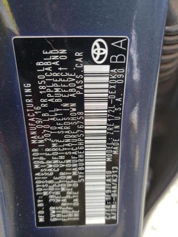 2017 TOYOTA COROLLA L - 5YFBURHE6HP576758