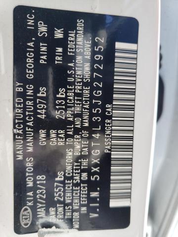 5XXGT4L35JG272952 KIA Optima Lx