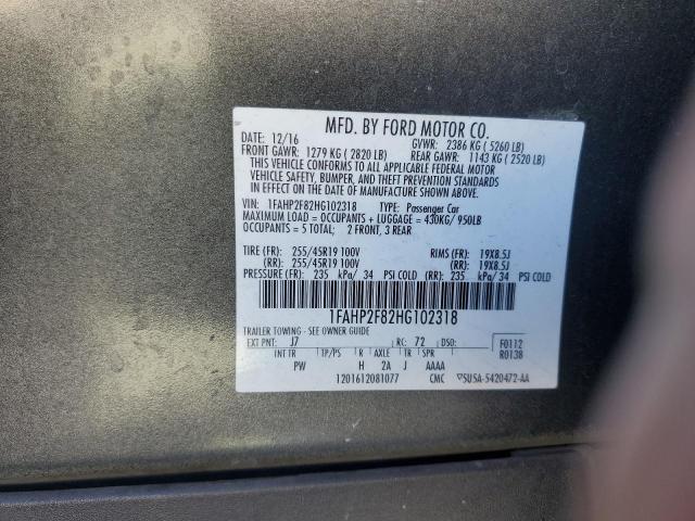 1FAHP2F82HG102318 Ford Taurus Limited