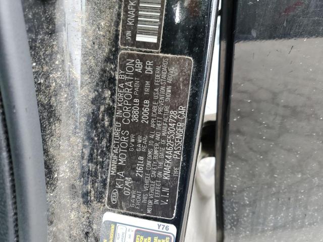 KNAFK4A62F5304728 KIA FORTE LX